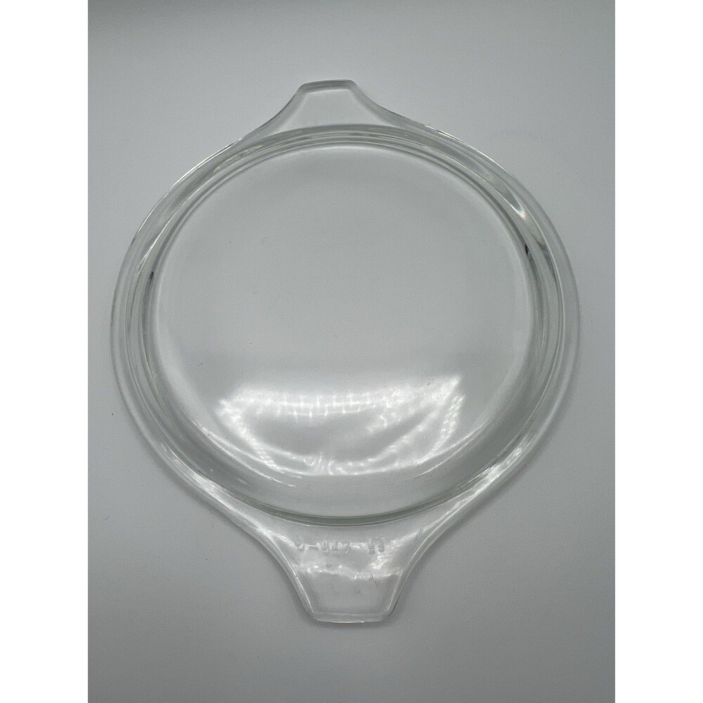 PYREX 470-C 32 Replacement Lid LID ONLY Round Glass Lid Tab Handles USA
